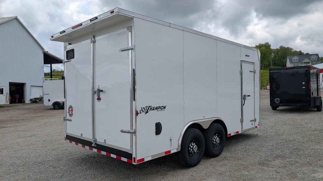 New 2026 Homesteader 8.5 x 16 HD Champion Cargo Trailer w/ Barn Doors (14000# GVW)