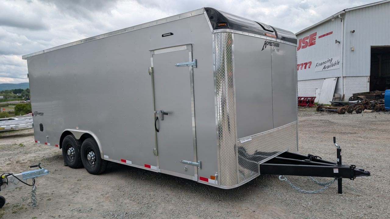 New 2026 Homesteader 8.5 x 20 HD Champion Cargo Trailer w/ Barn Doors (14000# GVW)