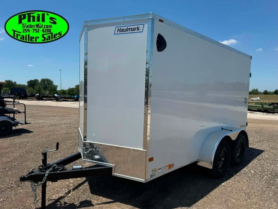 New 2026 Haulmark 6X12 Cargo / Enclosed Trailer PASSPORT DELUX - REAR DOUBLE DOORS!