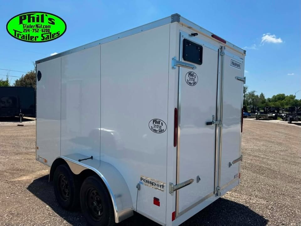 New 2026 Haulmark 6X12 Cargo / Enclosed Trailer PASSPORT DELUX - REAR DOUBLE DOORS!