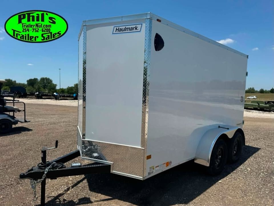 New 2026 Haulmark 6X12 Cargo / Enclosed Trailer PASSPORT DELUX - REAR DOUBLE DOORS!