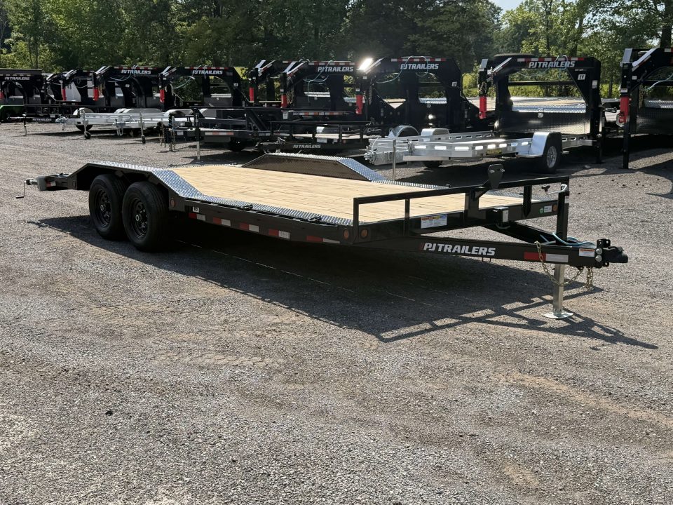 New 2027 PJ Trailers 102" x 20' - 5" Channel Buggy Hauler (B5) - 10K GVWR Car / Racing Trailer
