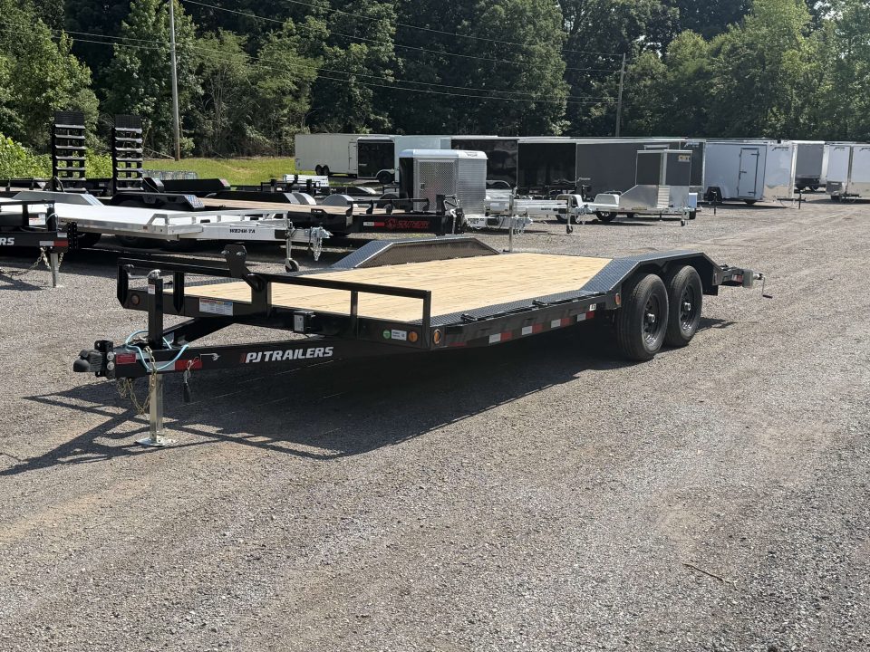 New 2027 PJ Trailers 102" x 20' - 5" Channel Buggy Hauler (B5) - 10K GVWR Car / Racing Trailer