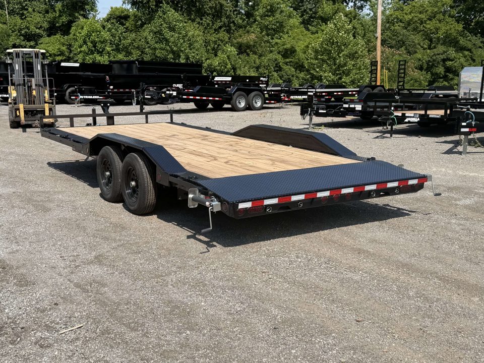 New 2027 PJ Trailers 102" x 20' - 5" Channel Buggy Hauler (B5) - 10K GVWR Car / Racing Trailer