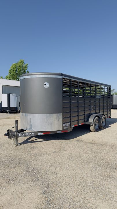 Used 2024 East Texas 7X20 Livestock TRAILER