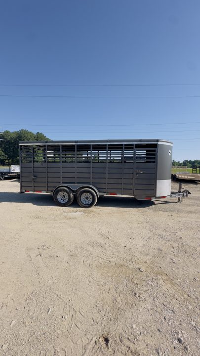 Used 2024 East Texas 7X20 Livestock TRAILER