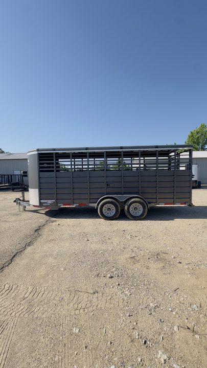 Used 2024 East Texas 7X20 Livestock TRAILER