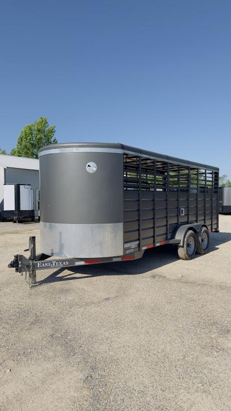 Used 2024 East Texas 7X20 Livestock TRAILER