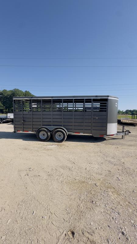 Used 2024 East Texas 7X20 Livestock TRAILER