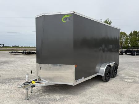 New 2026 NEO Trailers NAVLE147-6 (7' X 14') 7K V-Nose Cargo / Enclosed Trailer