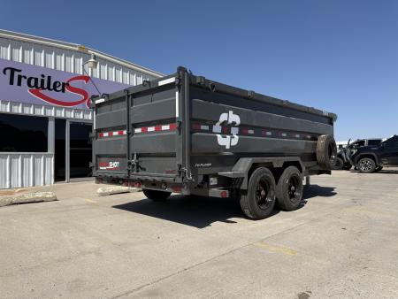 New 2026 Buckshot MFG TLP416 Hydraulic Jacks & 8K Axles Dump Trailer