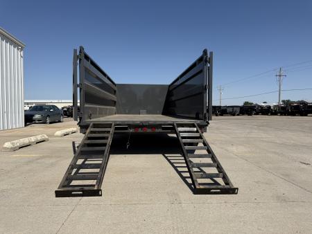 New 2026 Buckshot MFG TLP416 Hydraulic Jacks & 8K Axles Dump Trailer