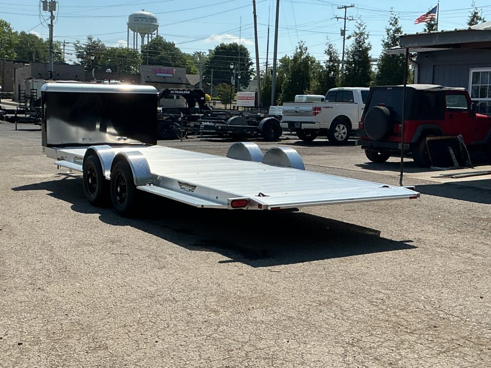 New 2027 Aluma 8220H-XL-TILT 81" x 20' Executive Series Tilt - 10K GVWR Car / Racing Trailer
