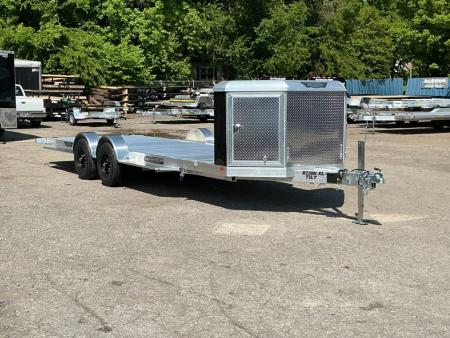 New 2027 Aluma 8220H-XL-TILT 81  x 20' Executive Series Tilt - 10K GVWR Car / Racing Trailer