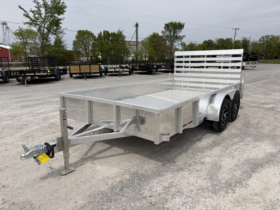New 2026 Sport Haven AUT714TDS (7' X 14') 7K Deluxe Utility Trailer w/ ATP Sides
