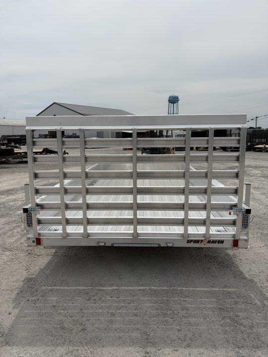 New 2026 Sport Haven AUT714TDS (7' X 14') 7K Deluxe Utility Trailer w/ ATP Sides