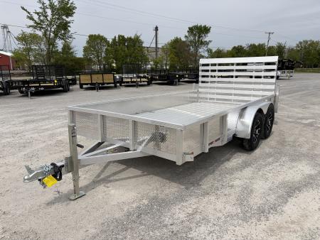 New 2026 Sport Haven AUT714TDS (7' X 14') 7K Deluxe Utility Trailer w/ ATP Sides