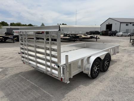 New 2026 Sport Haven AUT714TDS (7' X 14') 7K Deluxe Utility Trailer w/ ATP Sides
