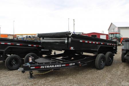 New 2026 PJ Trailers 14' DL 15.4K GVWR STOCK ID 53563 Dump Trailer