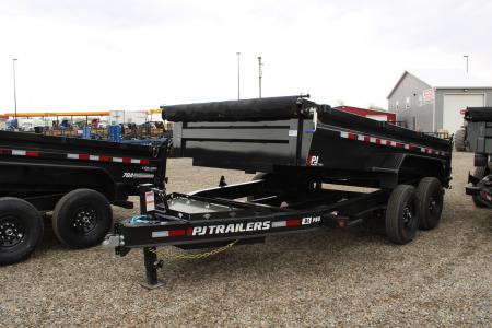 New 2026 PJ Trailers 14' DL 15.4K GVWR STOCK ID 53565 Dump Trailer