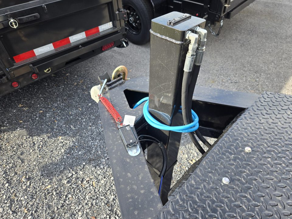 New 7 x 14 Big Tex Low Pro 14TD *X-SERIES* Telescopic Dump Trailer 15.4K****MEGA HOIST Lift, Hyd. Jack, 7 Gauge Floor, Swing Arm Tarp, Solar Batt Charger, Stab. Jacks, LRG Tires