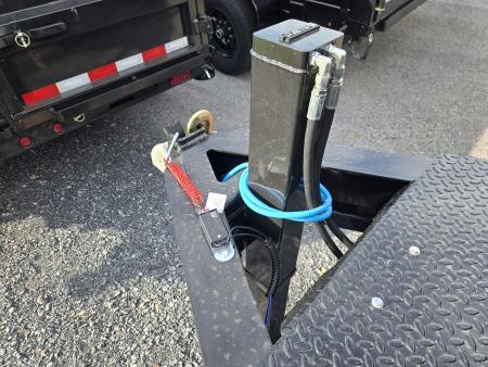 New 7 x 14 Big Tex Low Pro 14TD *X-SERIES* Telescopic Dump Trailer 15.4K****MEGA HOIST Lift, Hyd. Jack, 7 Gauge Floor, Swing Arm Tarp, Solar Batt Charger, Stab. Jacks, LRG Tires