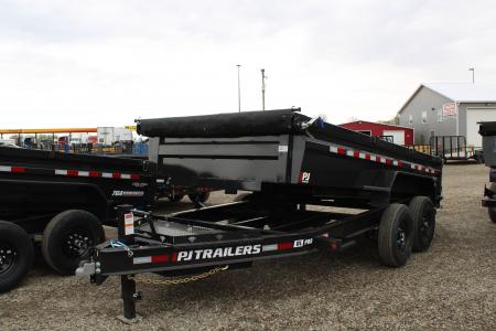 New 2026 PJ Trailers 14' DL 15.4K GVWR STOCK ID 53564 Dump Trailer