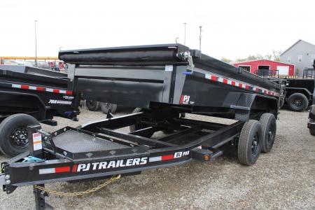 New 2026 PJ Trailers 14' DL 15.4K GVWR STOCK ID 53567 Dump Trailer