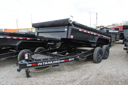 New 2026 PJ Trailers 14' DL 15.4K GVWR STOCK ID 53566 Dump Trailer