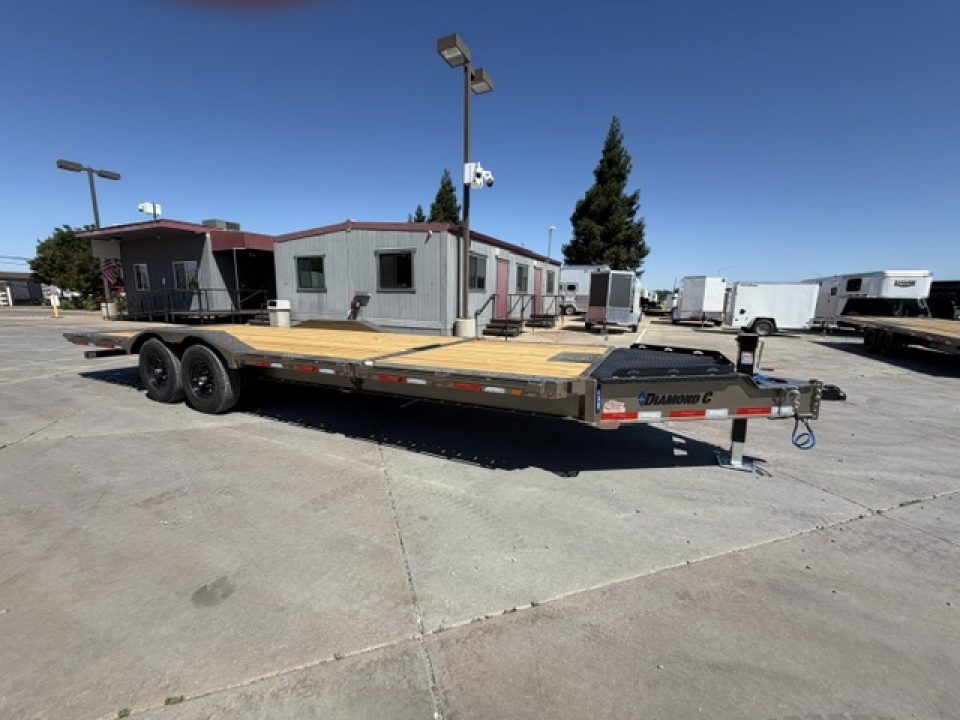 New 2026 Diamond C Trailers HXD207L24X102 8.5FT X 24FT 14.9K GVW Tilt Trailer