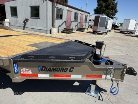 New 2026 Diamond C Trailers HXD207L24X102 8.5FT X 24FT 14.9K GVW Tilt Trailer
