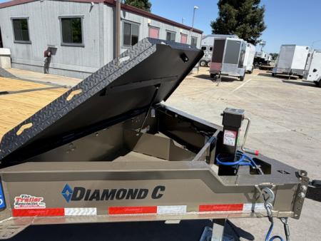 New 2026 Diamond C Trailers HXD207L24X102 8.5FT X 24FT 14.9K GVW Tilt Trailer