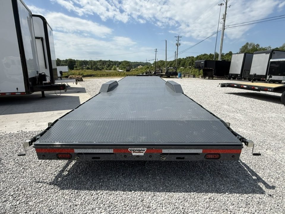 New Lamar Car Hauler 102x36 14K W/ Steel Floor, Tool Box & Winch Plate