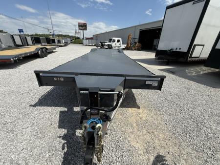 New Lamar Car Hauler 102x36 14K W/ Steel Floor, Tool Box & Winch Plate