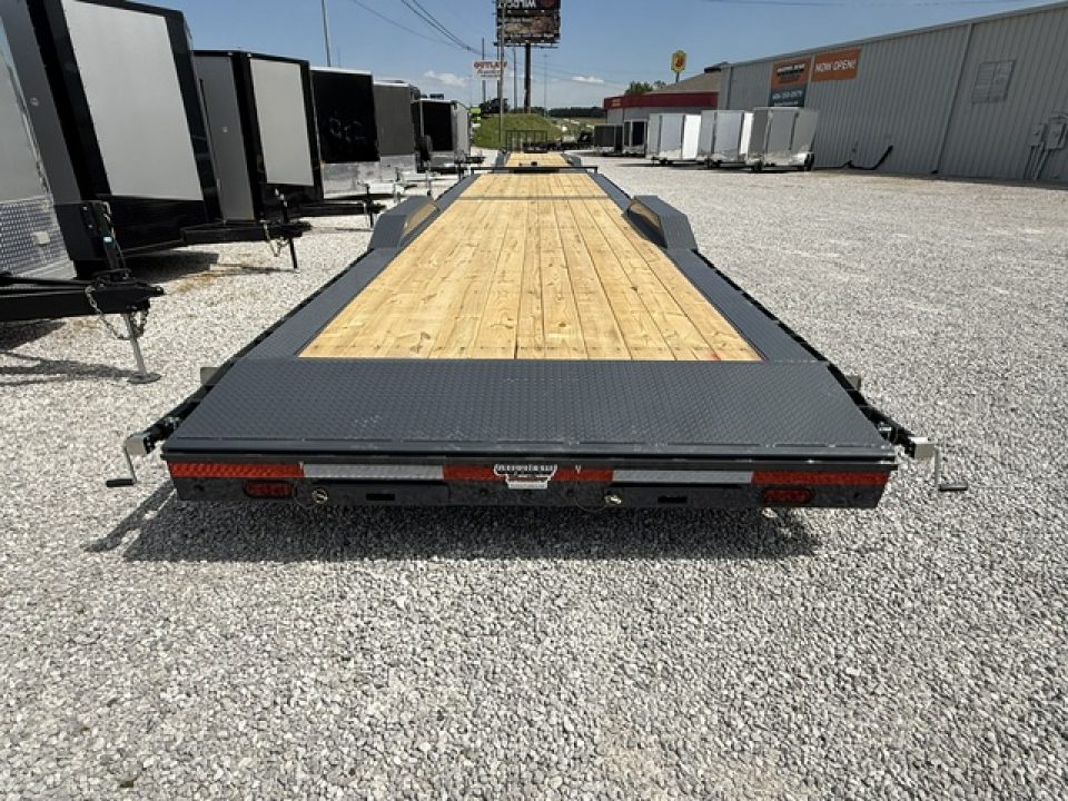 New Lamar Car Hauler 102x36 14K W/ Tool Box & Winch Plate