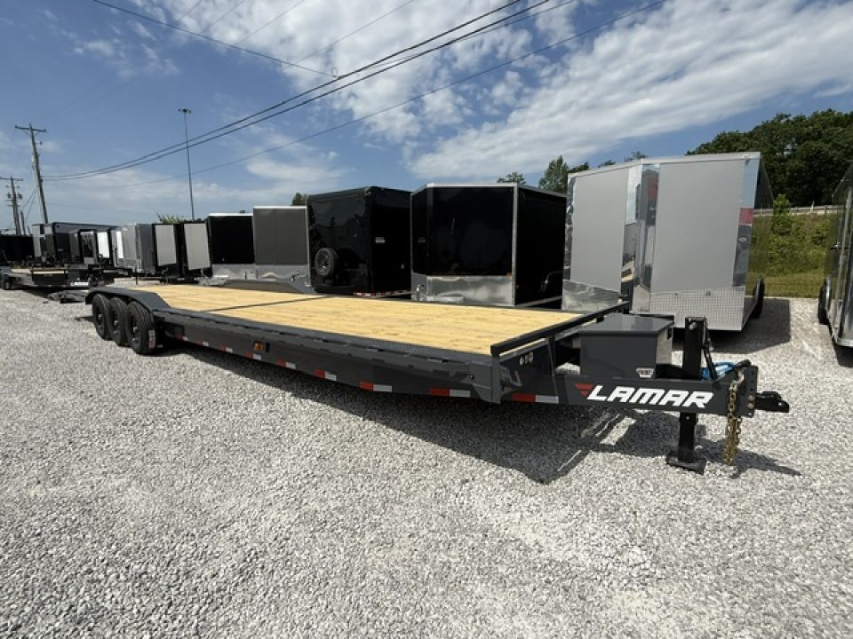New Lamar Car Hauler 102x36 21K W/ Tool Box & Winch Plate