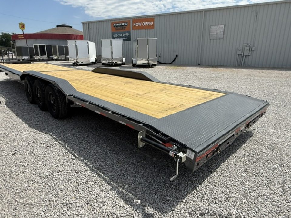 New Lamar Car Hauler 102x36 21K W/ Tool Box & Winch Plate