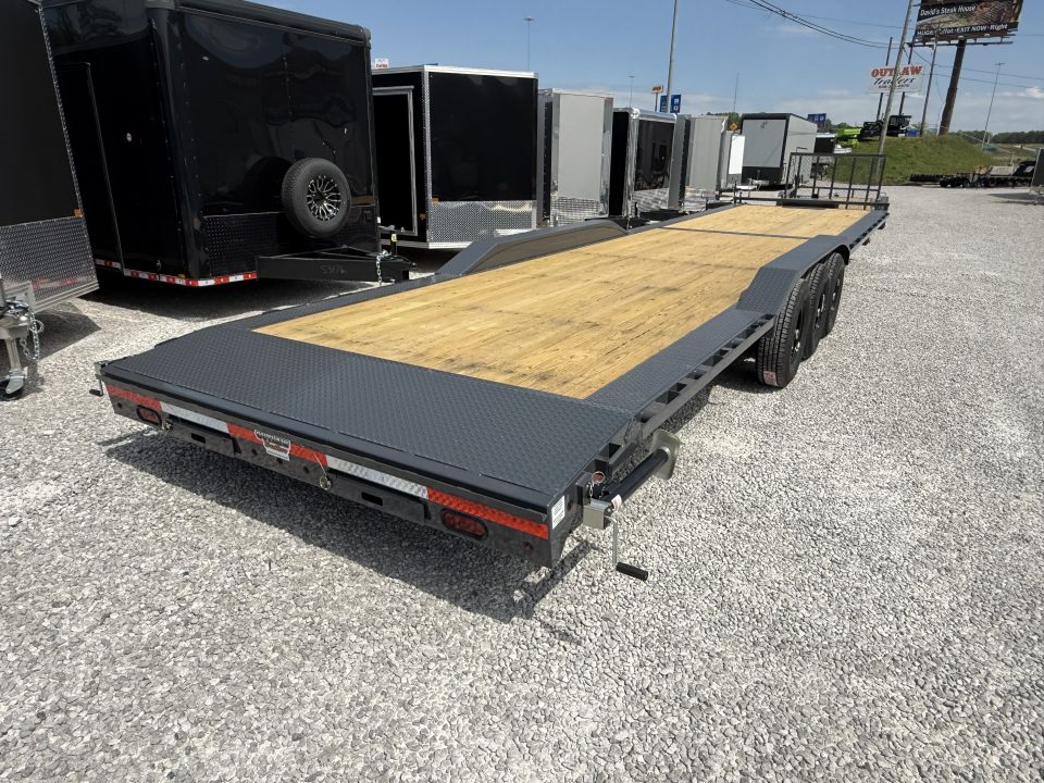 New Lamar Car Hauler 102x36 21K W/ Tool Box & Winch Plate