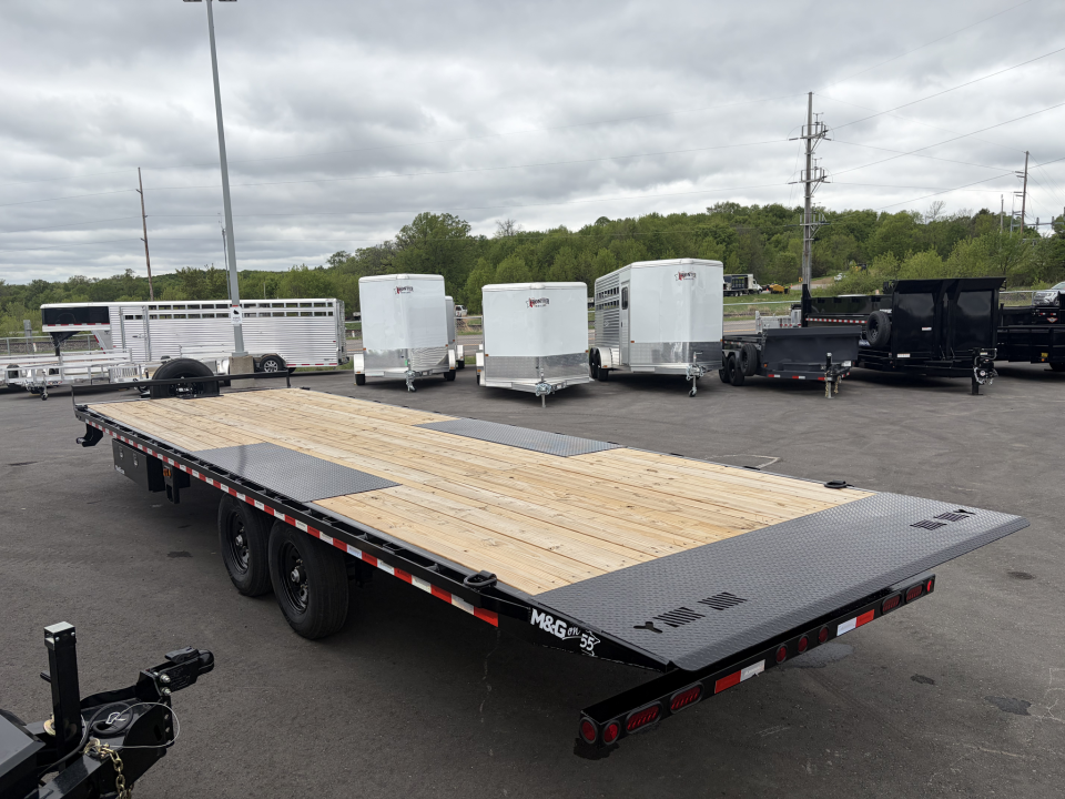 New TDP 102X28 14K DECKOVER TILT BED EQUIPMENT TRAILER - BLACK