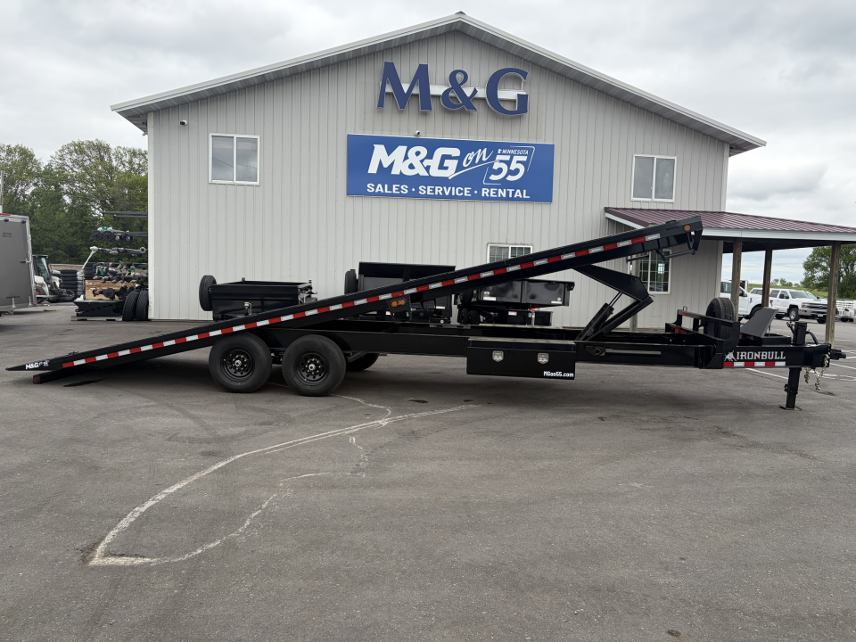 New TDP 102X28 14K DECKOVER TILT BED EQUIPMENT TRAILER - BLACK