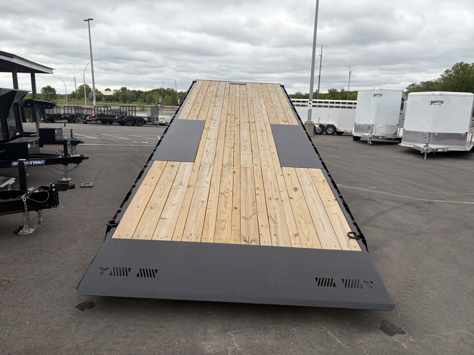 New TDP 102X28 14K DECKOVER TILT BED EQUIPMENT TRAILER - BLACK