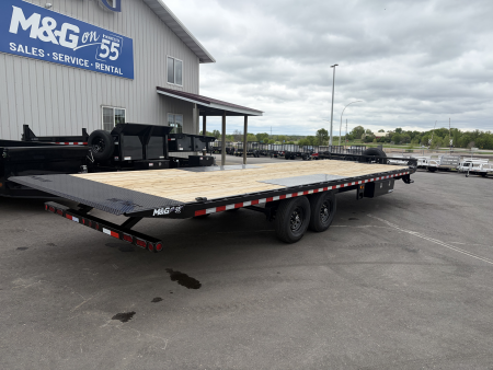New TDP 102X28 14K DECKOVER TILT BED EQUIPMENT TRAILER - BLACK
