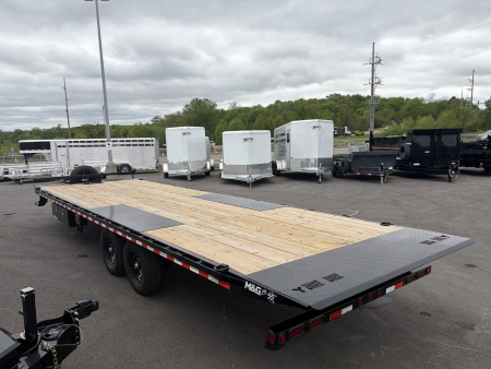 New TDP 102X28 14K DECKOVER TILT BED EQUIPMENT TRAILER - BLACK