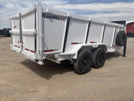 New 2026 RawMaxx LPX - 16'X83" GN DUMP TRAILER Dump Trailer