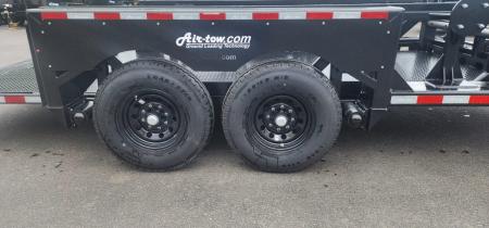 New 6'3 x 16 Air Tow PRO 16 Drop Deck Flatbed 15.5k***BLACK