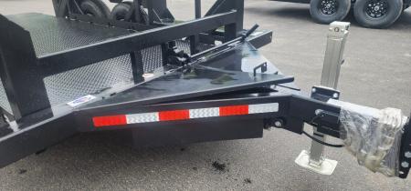 New 6'3 x 16 Air Tow PRO 16 Drop Deck Flatbed 15.5k***BLACK