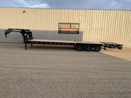 New 2027 PJ Trailers 32' Gooseneck Triple Axle Flatbed Trailer