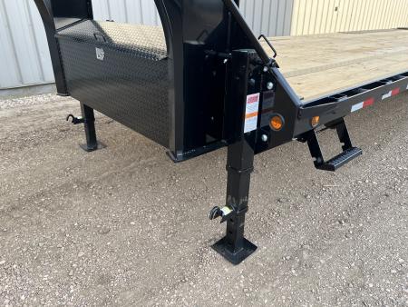 New 2027 PJ Trailers 32' Gooseneck Triple Axle Flatbed Trailer