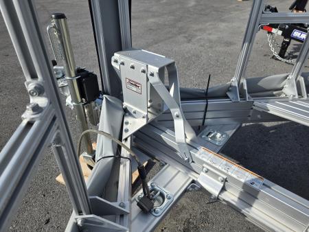 New 7' x 14' Trailex CT-8455EB "HYPERCAR" Anodized Aluminum Car Trailer, 7k GVWR ***DELUXE Pkg, Tire Rack, Spare Tire & Mount, Alum Wheels, Toolbox, Winch Mount, Front Shield