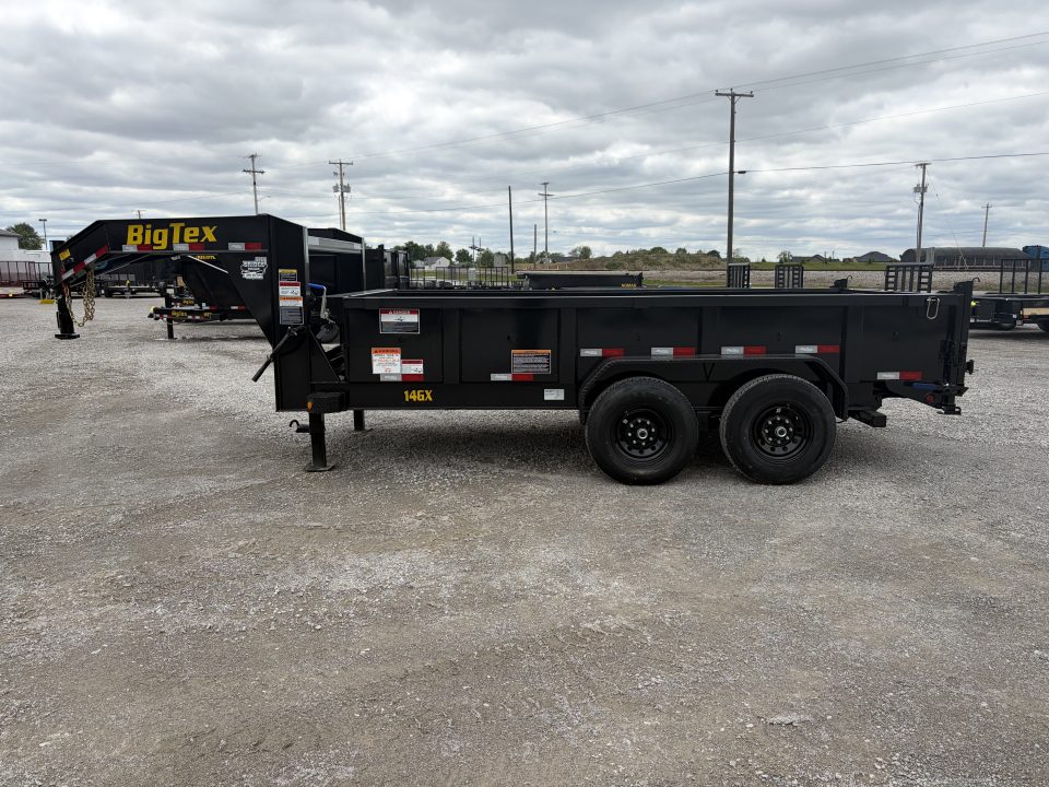 New 2026 BIG TEX TRAILERS 14GX-14BK6SIRPD (83" x 14') 15.9K Gooseneck Dump Trailer